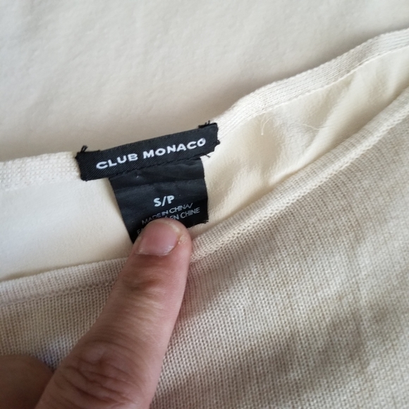 Club Monaco silk blend top - Picture 4 of 5